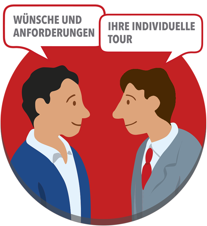 Illustration Vorgespräch der Berlin Retail Tour